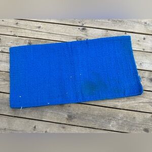 Horse Tack - Blue Mayatex Woven Western Saddle Blanket